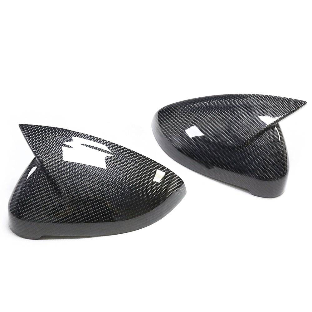 Audi A4 B9 RS4 S4 Sedan 4-Door 2017-2022 Mirror Covers Replacement Style Carbon Fiber-Ahacarbon