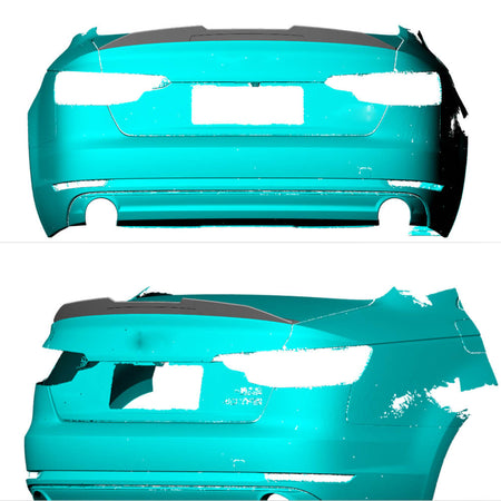 Audi A4 S4 B9 Sedan 2017-2023 Rear Trunk Spoiler Carbon Fiber-Ahacarbon