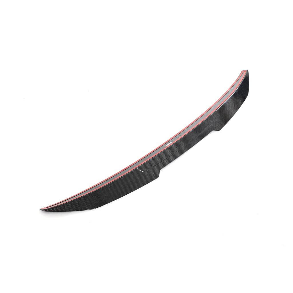 Audi A4 S4 B9 Sedan 2017-2023 Rear Trunk Spoiler Carbon Fiber-Ahacarbon