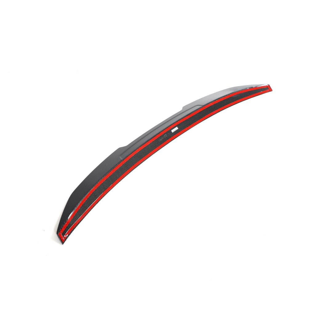 Audi A4 S4 B9 Sedan 2017-2023 Rear Trunk Spoiler Carbon Fiber-Ahacarbon