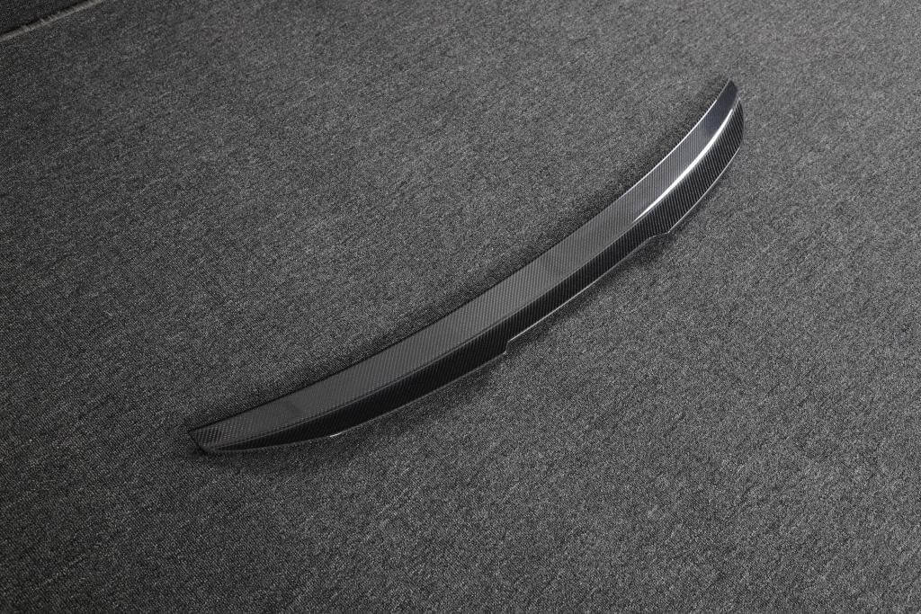 Audi A4 S4 B9 Sedan 2017-2023 Rear Trunk Spoiler Carbon Fiber-Ahacarbon