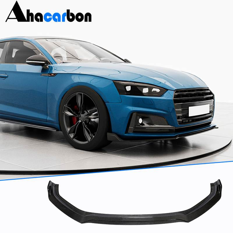Audi A5 Sline S5 2017-2019 Front Bumper Lip Carbon Fiber-Ahacarbon