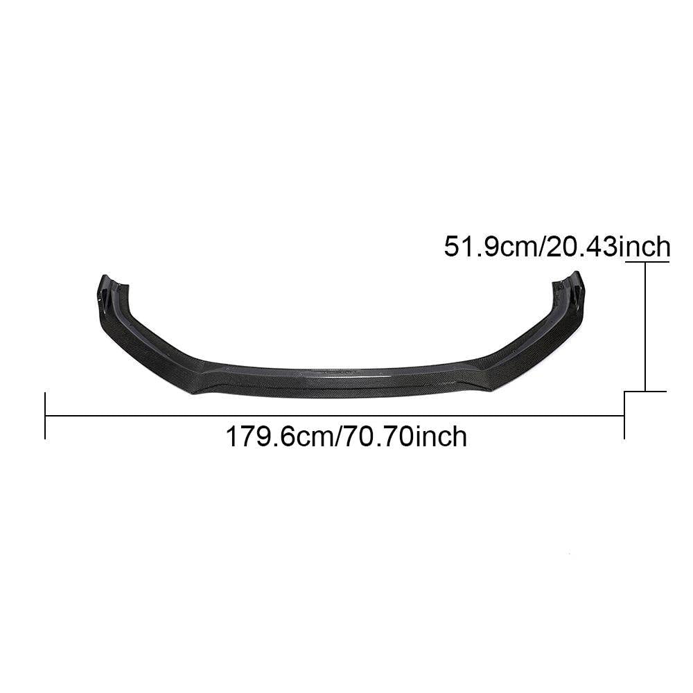 Audi A5 Sline S5 2017-2019 Front Bumper Lip Carbon Fiber-Ahacarbon