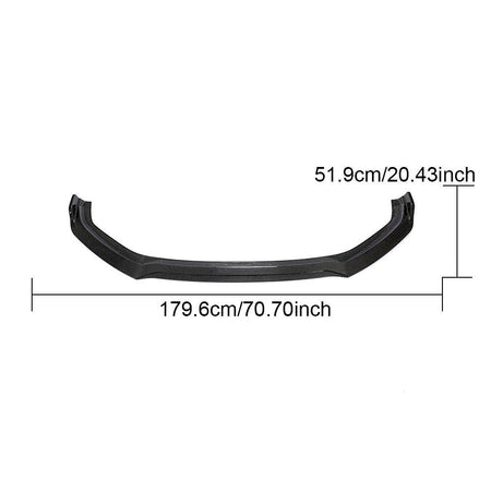 Audi A5 Sline S5 2017-2019 Front Bumper Lip Carbon Fiber-Ahacarbon