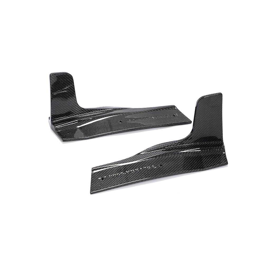 Audi A5 Sline S5 2017-2019 Rear Bumper Splitters Carbon Fiber-Ahacarbon