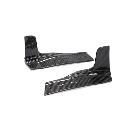 Audi A5 Sline S5 2017-2019 Rear Bumper Splitters Carbon Fiber-Ahacarbon