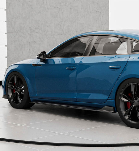 Audi A5 Sline S5 4 Door 2017-2019 Side Skirts Carbon Fiber-Ahacarbon