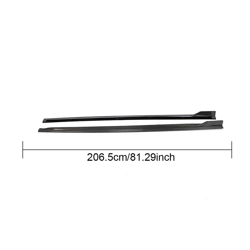 Audi A5 Sline S5 4 Door 2017-2019 Side Skirts Carbon Fiber-Ahacarbon