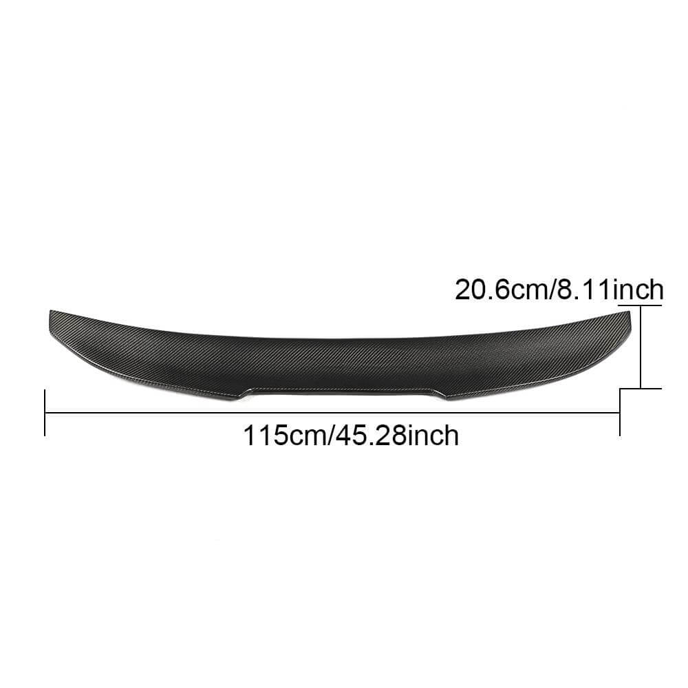Audi A6 C6 Sedan 2008-2011 Rear Trunk Spoiler Carbon Fiber-Ahacarbon