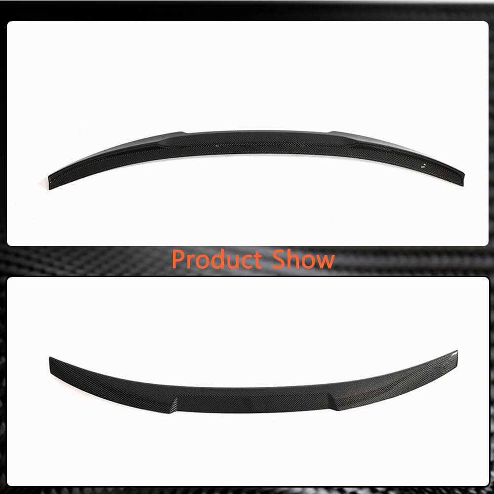 Audi A6 Sline S6 C8 Sedan 2019UP Rear Trunk Spoiler Carbon Fiber-Ahacarbon