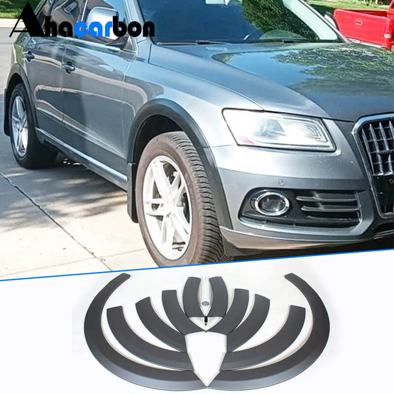 Audi Q5 Standard SUV 2009-2016 Grey Wheel Arch Fender Flares ABS-Ahacarbon