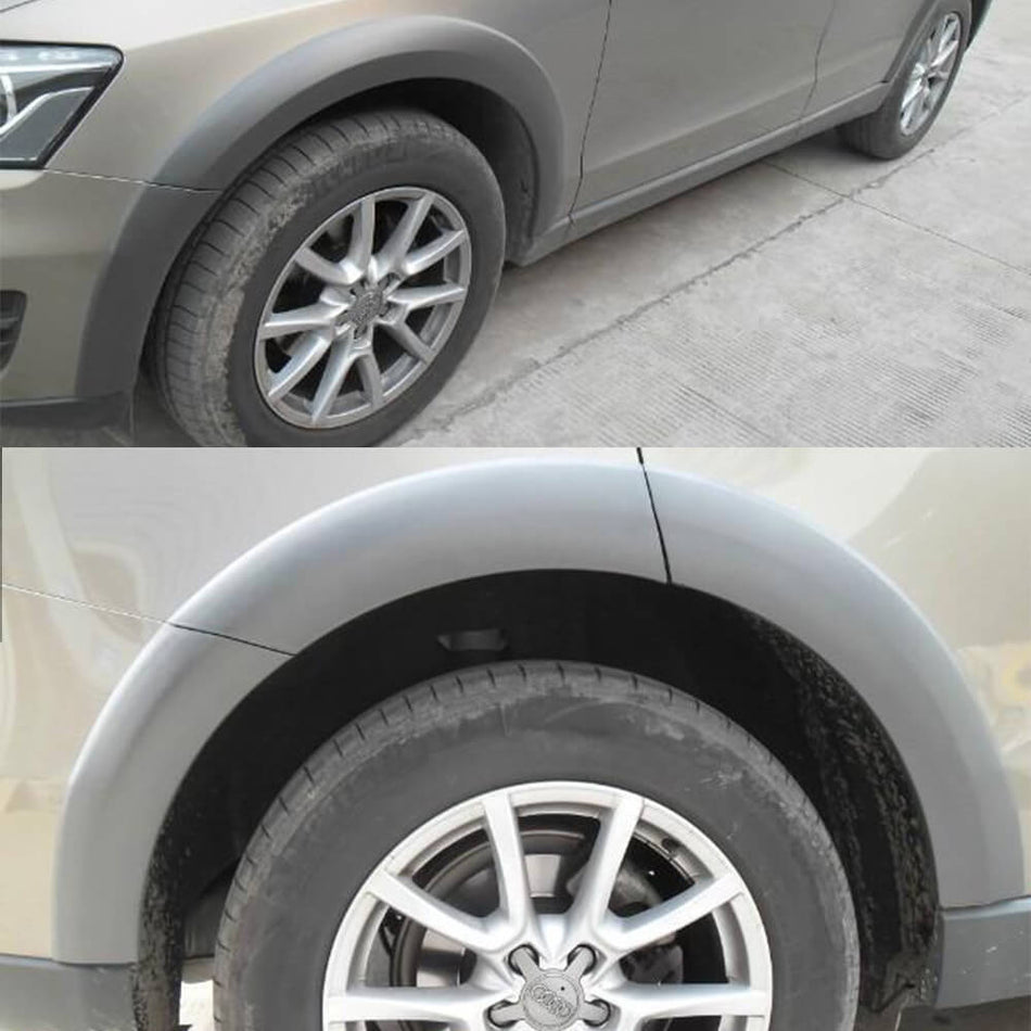 Audi Q5 Standard SUV 2009-2016 Grey Wheel Arch Fender Flares ABS-Ahacarbon