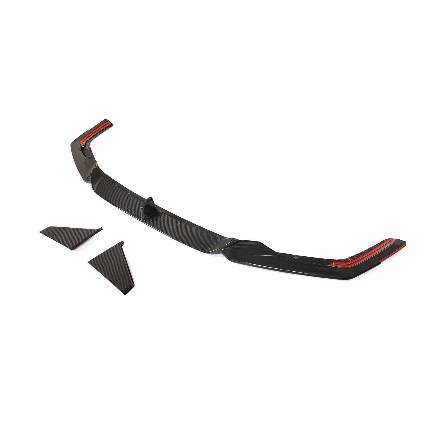 Audi RS7 C8 Sportback 2020-2022 Front Bumper Lip Chin Dry Carbon Fiber-Ahacarbon