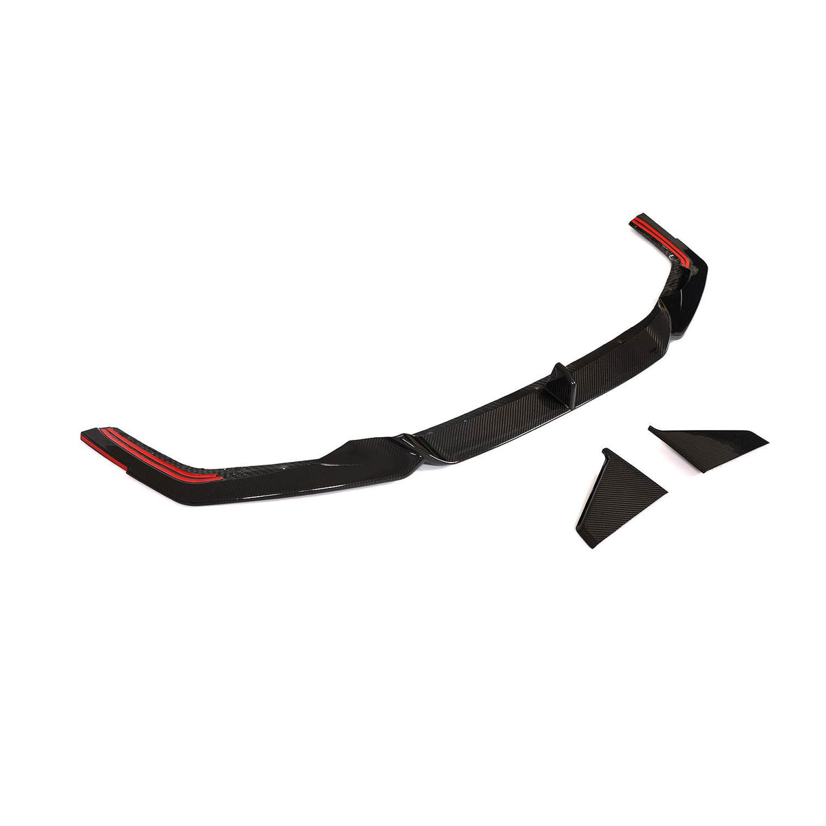 Audi RS7 C8 Sportback 2020-2022 Front Bumper Lip Chin Dry Carbon Fiber-Ahacarbon