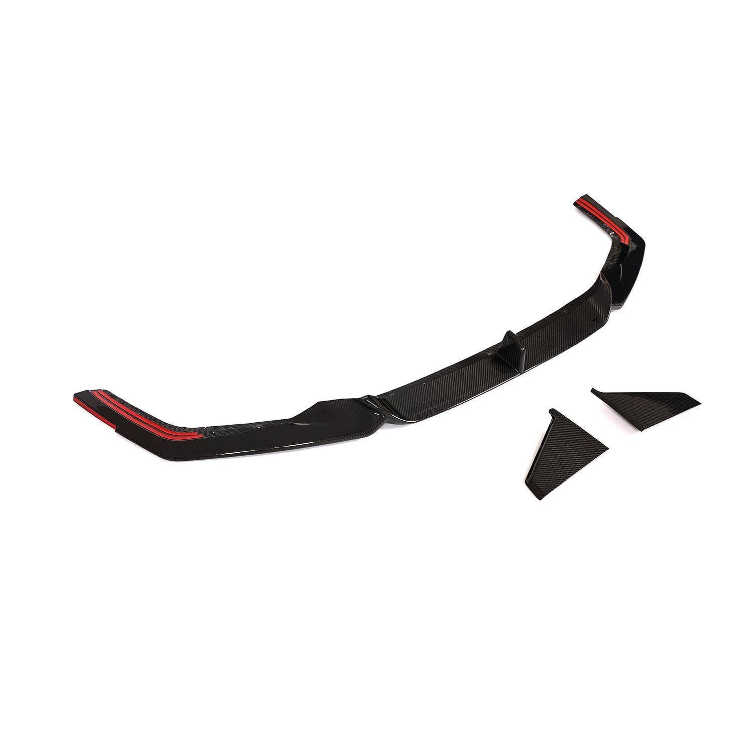 Audi RS7 C8 Sportback 2020-2022 Front Bumper Lip Chin Dry Carbon Fiber-Ahacarbon