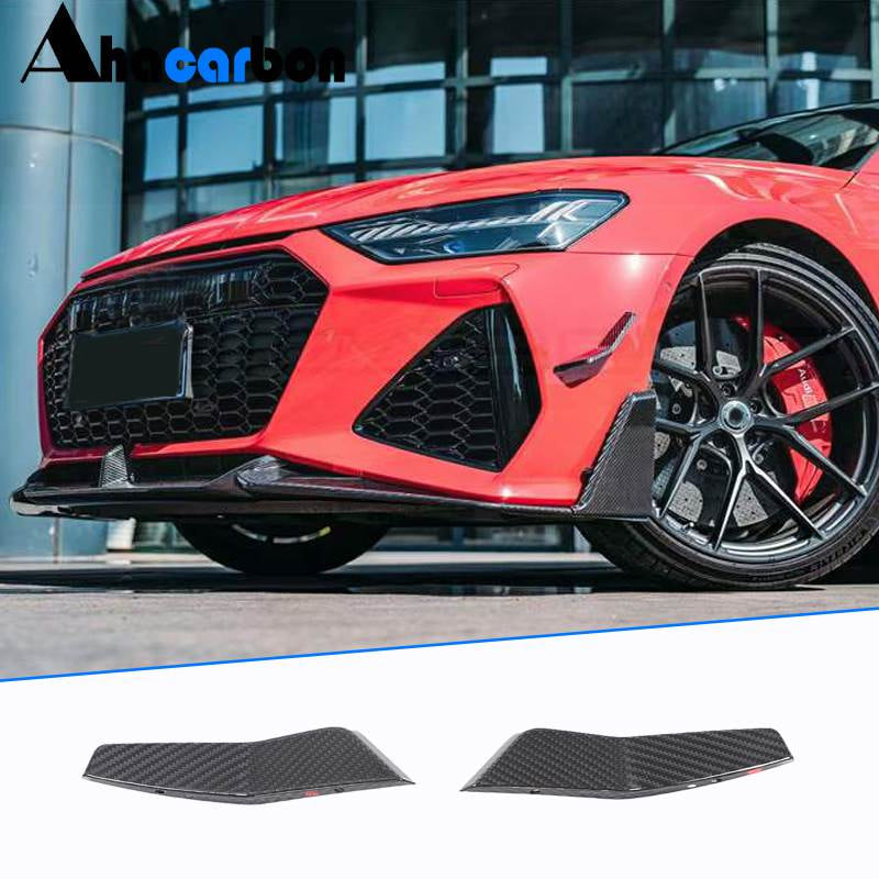 Audi RS7 C8 Sportback 2019-2020 Front Bumper Vents Dry Carbon Fiber-Ahacarbon