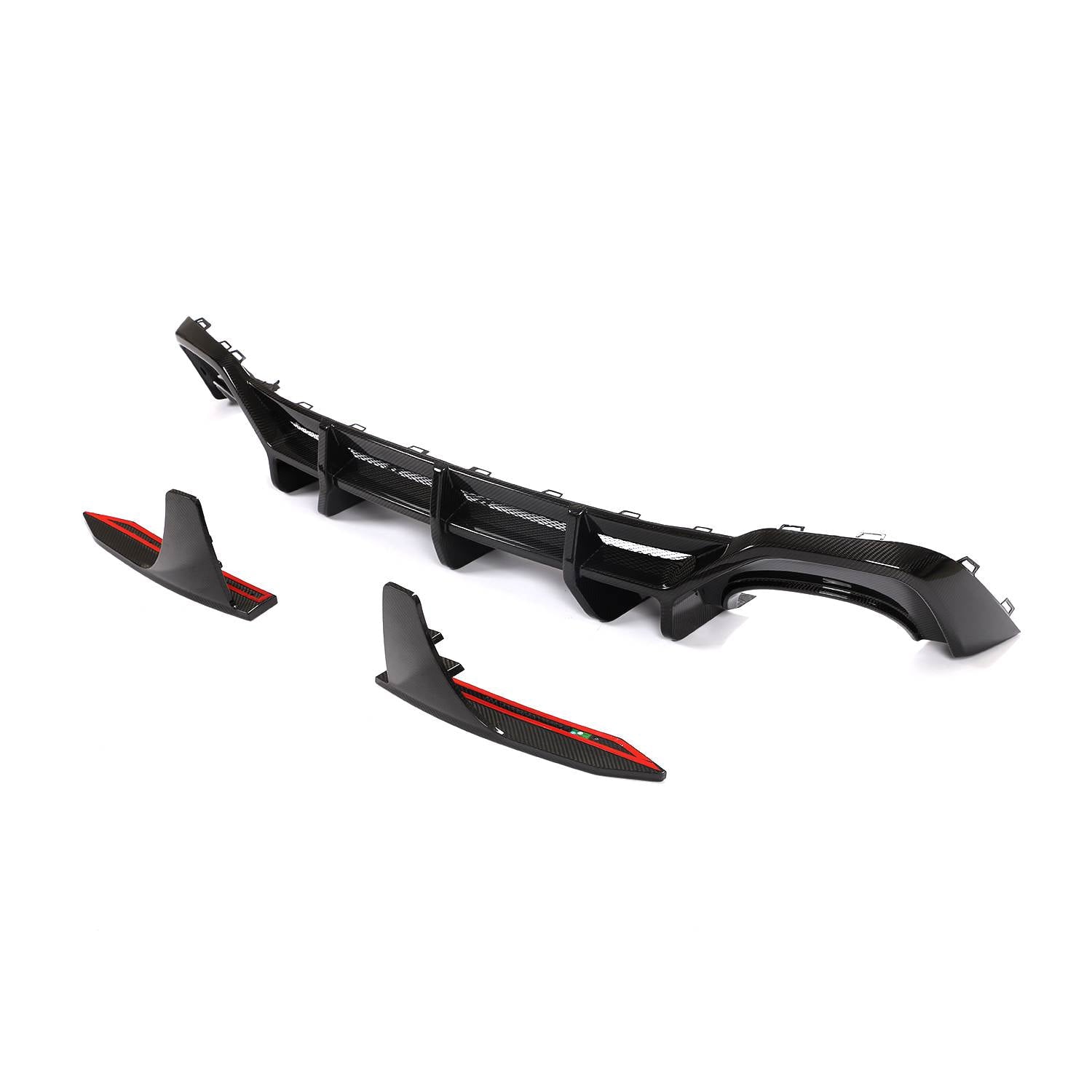 Audi RS7 C8 Sportback 2020-2022 Rear Bumper Diffuser Dry Carbon Fiber-Ahacarbon