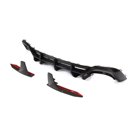 Audi RS7 C8 Sportback 2020-2022 Rear Bumper Diffuser Dry Carbon Fiber-Ahacarbon