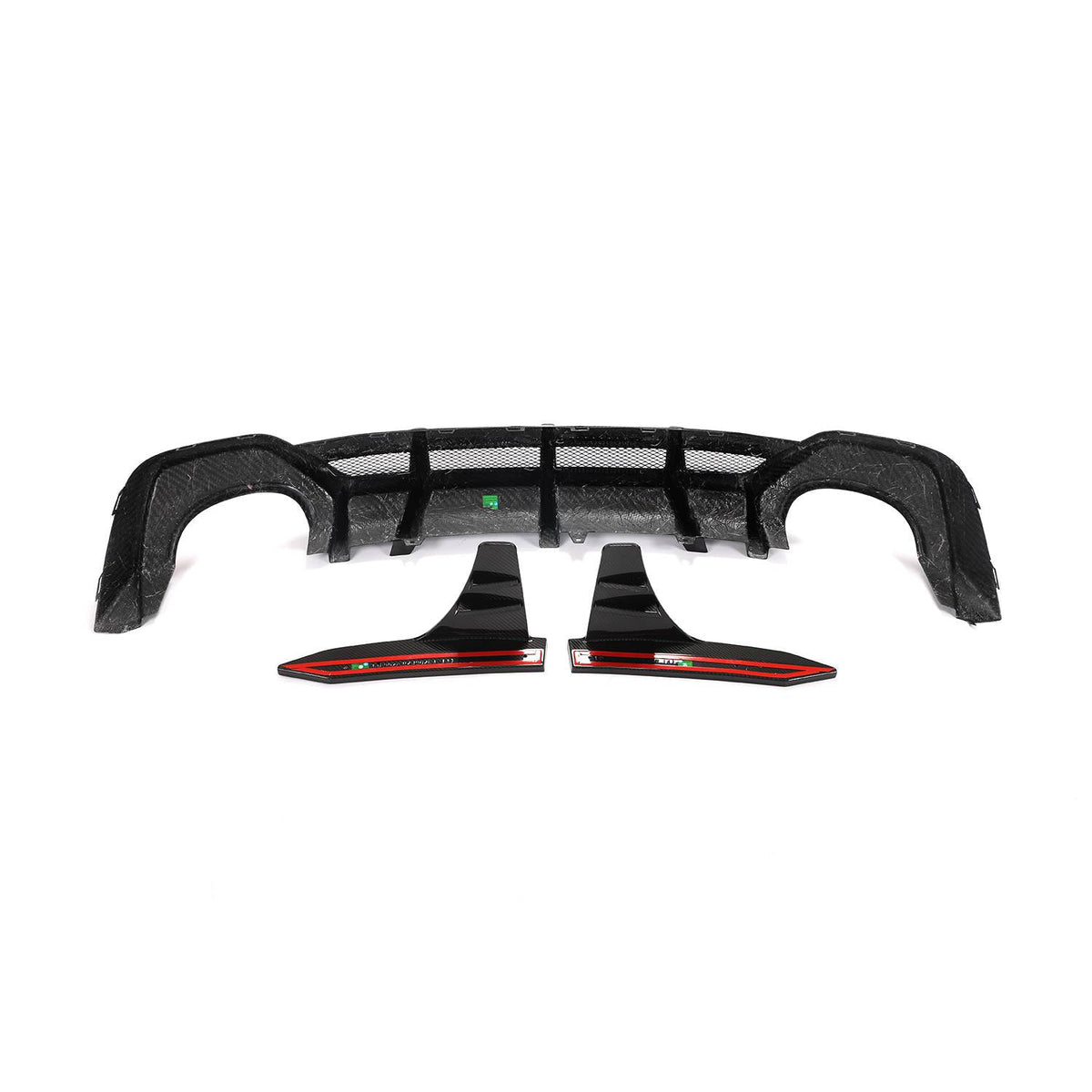 Audi RS7 C8 Sportback 2020-2022 Rear Bumper Diffuser Dry Carbon Fiber-Ahacarbon