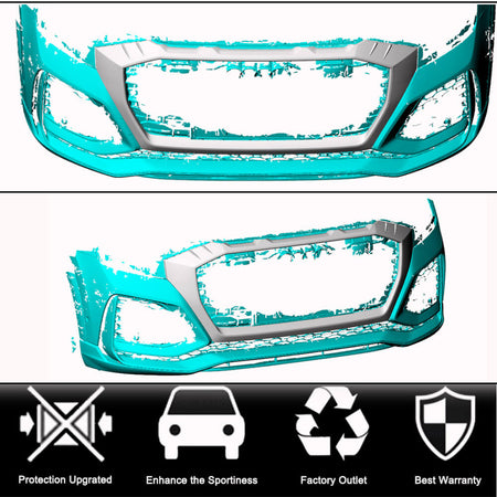 Audi RSQ8 2021 Front Grille Carbon Fiber-Ahacarbon