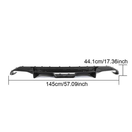 Audi S3 8Y Sedan 2021-2023 Rear Bumper Diffuser Carbon Fiber-Ahacarbon