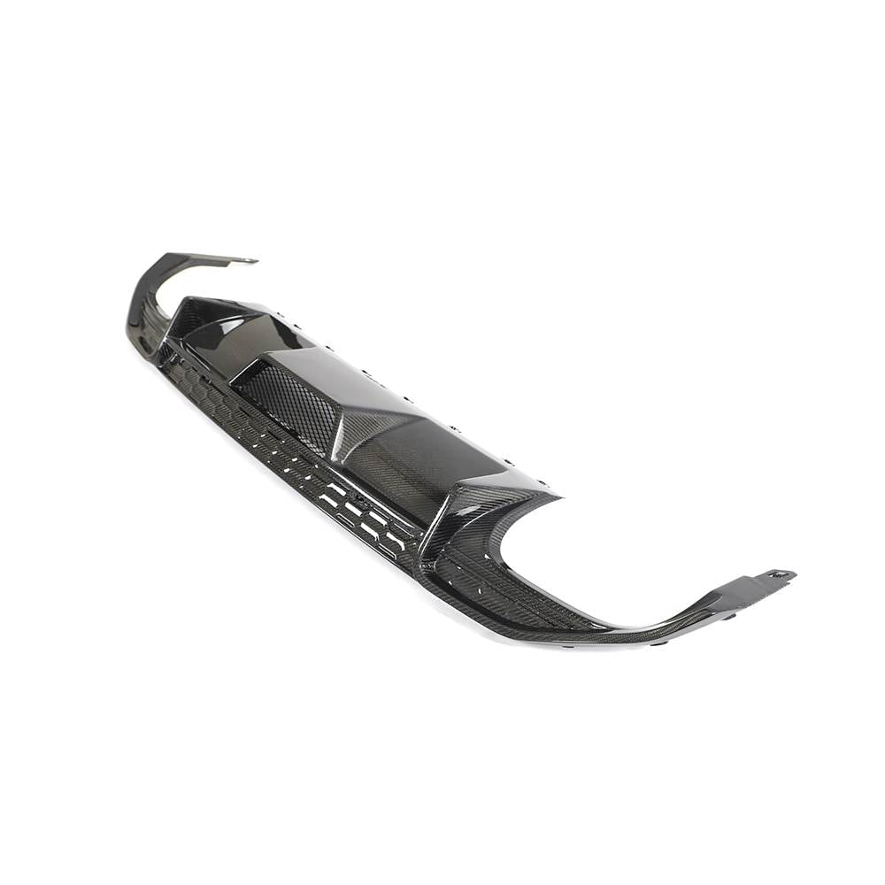 Audi S3 8Y Sedan 2021-2023 Rear Bumper Diffuser Carbon Fiber-Ahacarbon