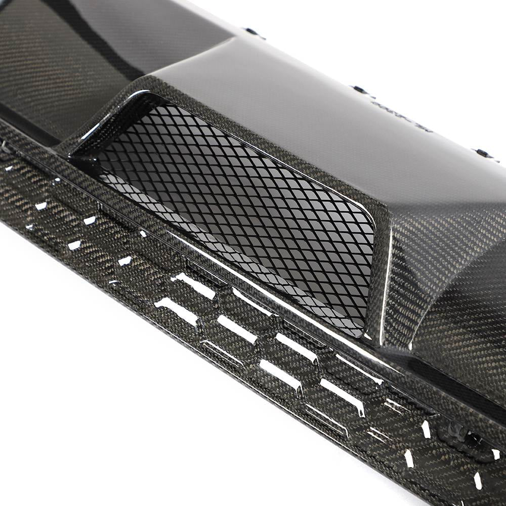 Audi S3 8Y Sedan 2021-2023 Rear Bumper Diffuser Carbon Fiber-Ahacarbon