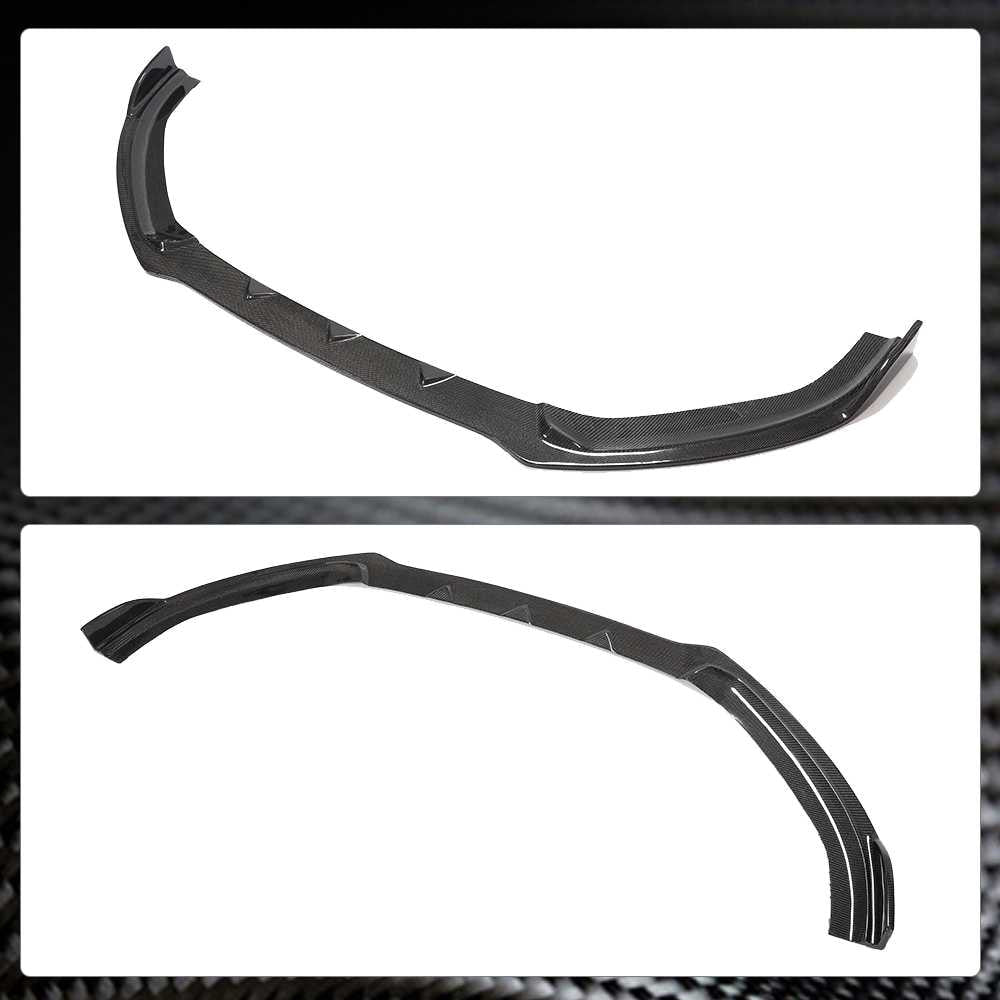 Audi S3 A3 Sline 8V.5 Sedan Facelift 2017-2020 Front Bumper Lip Carbon Fiber-Ahacarbon