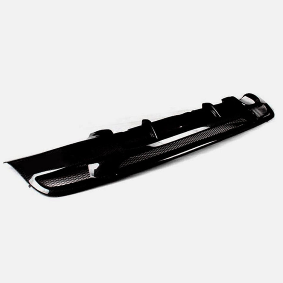 BMW 1 Series E82 E88 M Sport 208-2013 Rear Bumper Diffuser Glossy Black FRP-Ahacarbon