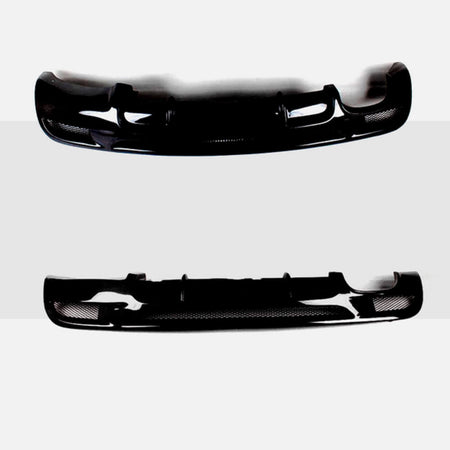 BMW 1 Series E82 E88 M Sport 208-2013 Rear Bumper Diffuser Glossy Black FRP-Ahacarbon