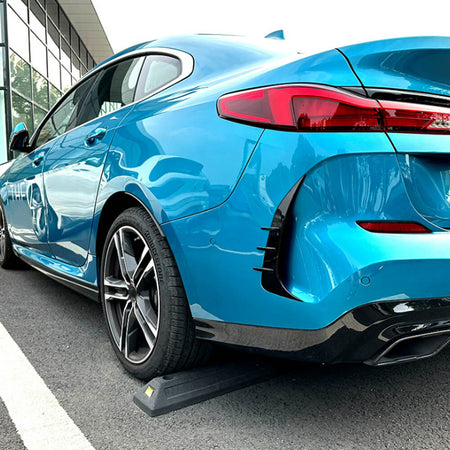 BMW 2 Series F44 216i 218i 220i 228i M Sport M235i 2020-2023 Rear Bumper Splitters Gloss Black ABS-Ahacarbon