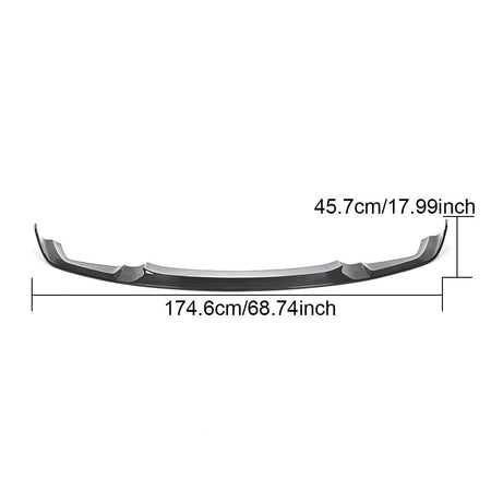 BMW 2 Series F87 M2 Coupe 2016-2020 Front Bumper Lip Carbon Fiber-Ahacarbon