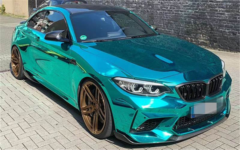 BMW 2 Series F87 M2 Competition M2C 2018-2022 Front Bumper Lip Carbon Fiber-Ahacarbon