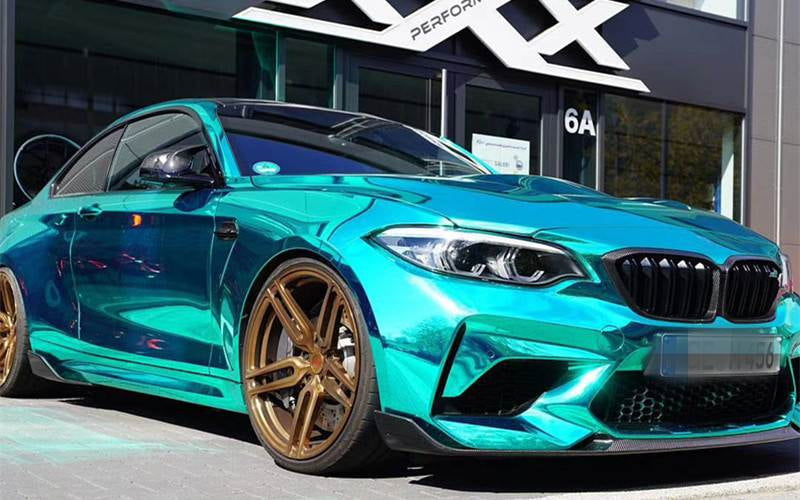 BMW 2 Series F87 M2 Competition M2C 2018-2022 Front Bumper Lip Carbon Fiber-Ahacarbon