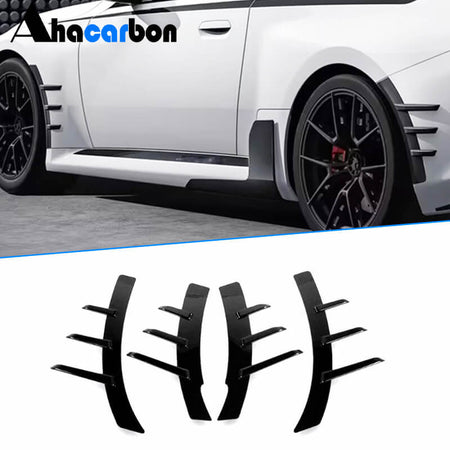 BMW 2 Series G42 220i 230i 230i xDrive Coupe 2-Door 2022-2023 Side Air Fender Covers Glossy Black ABS-Ahacarbon