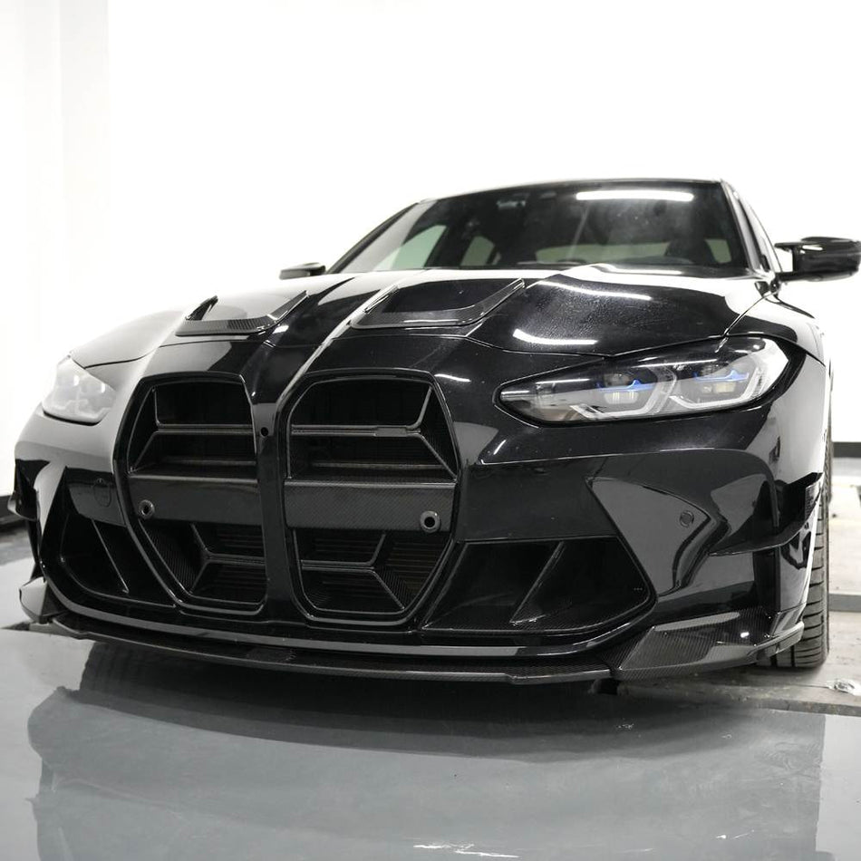 BMW 3 Series 4 Series G80 M3 G82 G83 M4 2021+ Front Bumper Vents Carbon Fiber-Ahacarbon