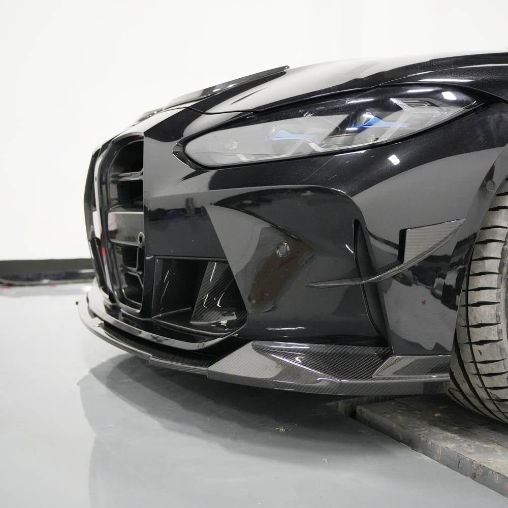 BMW 3 Series 4 Series G80 M3 G82 G83 M4 2021+ Front Bumper Vents Carbon Fiber-Ahacarbon