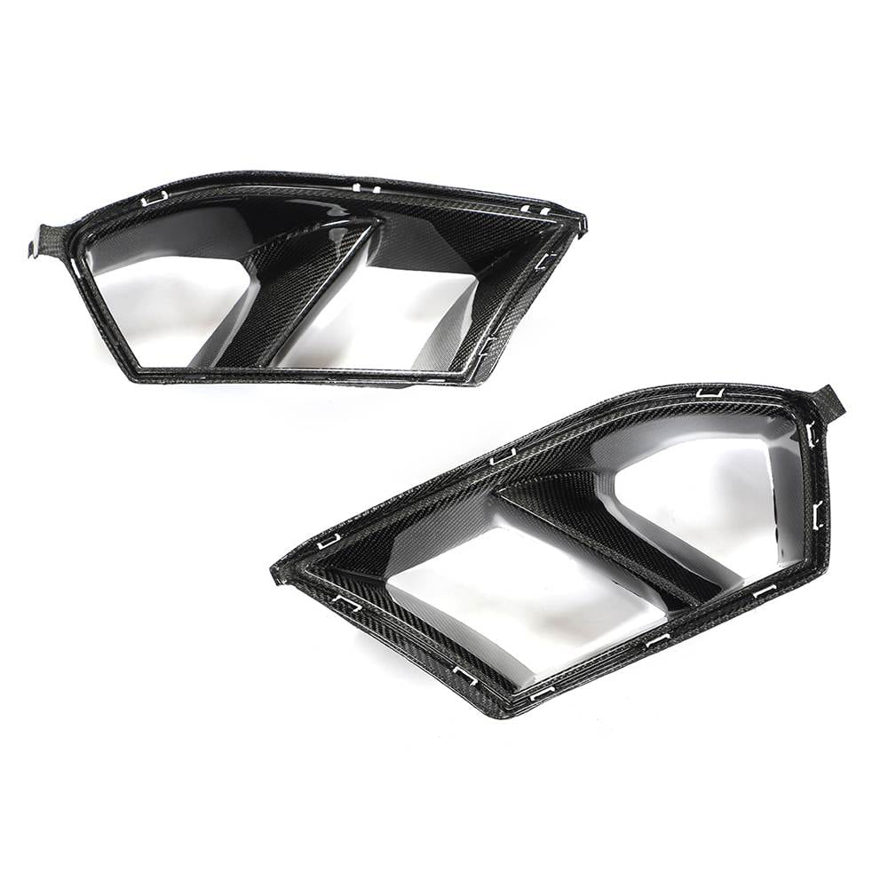 BMW 3 Series 4 Series G80 M3 G82 G83 M4 2021+ Front Bumper Vents Carbon Fiber-Ahacarbon