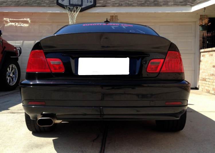 BMW 3 Series E46 325Ci 330Ci M3 Coupe 2000-2006 Rear Trunk Spoiler Carbon Fiber-Ahacarbon
