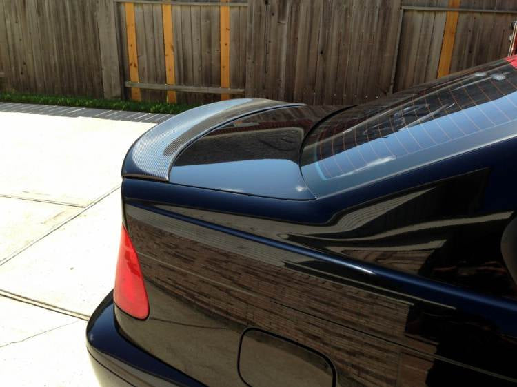 BMW 3 Series E46 325Ci 330Ci M3 Coupe 2000-2006 Rear Trunk Spoiler Carbon Fiber-Ahacarbon