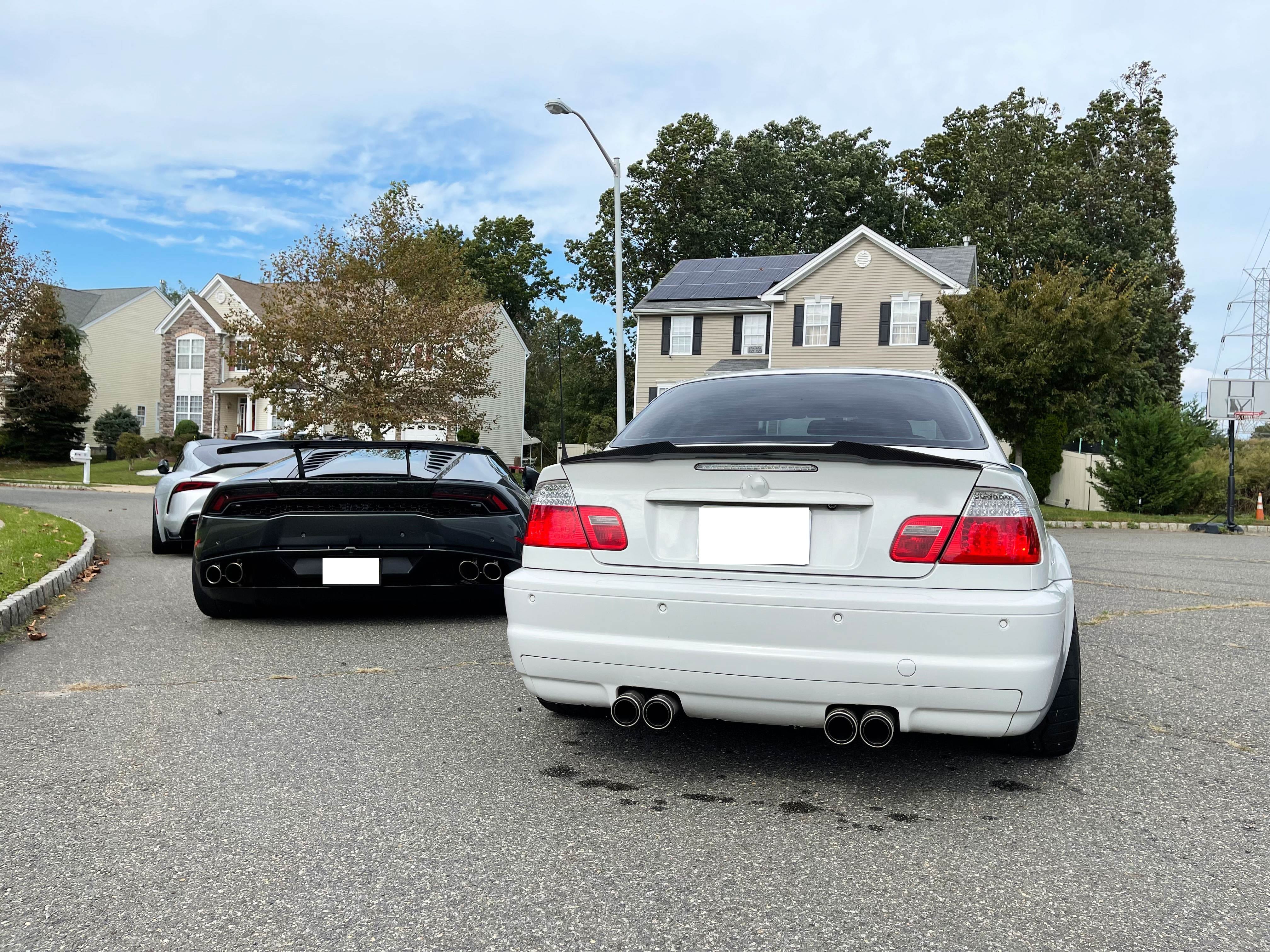 BMW 3 Series E46 Coupe 2000-2006 Rear Trunk Spoiler Carbon Fiber-Ahacarbon