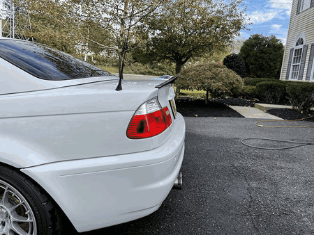 BMW 3 Series E46 Coupe 2000-2006 Rear Trunk Spoiler Carbon Fiber-Ahacarbon
