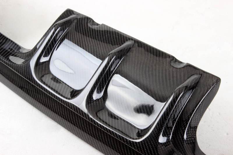 BMW 3 Series E46 M3 Coupe 2000-2006 Rear Bumper Diffuser Carbon Fiber-Ahacarbon