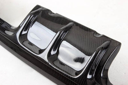 BMW 3 Series E46 M3 Coupe 2000-2006 Rear Bumper Diffuser Carbon Fiber-Ahacarbon