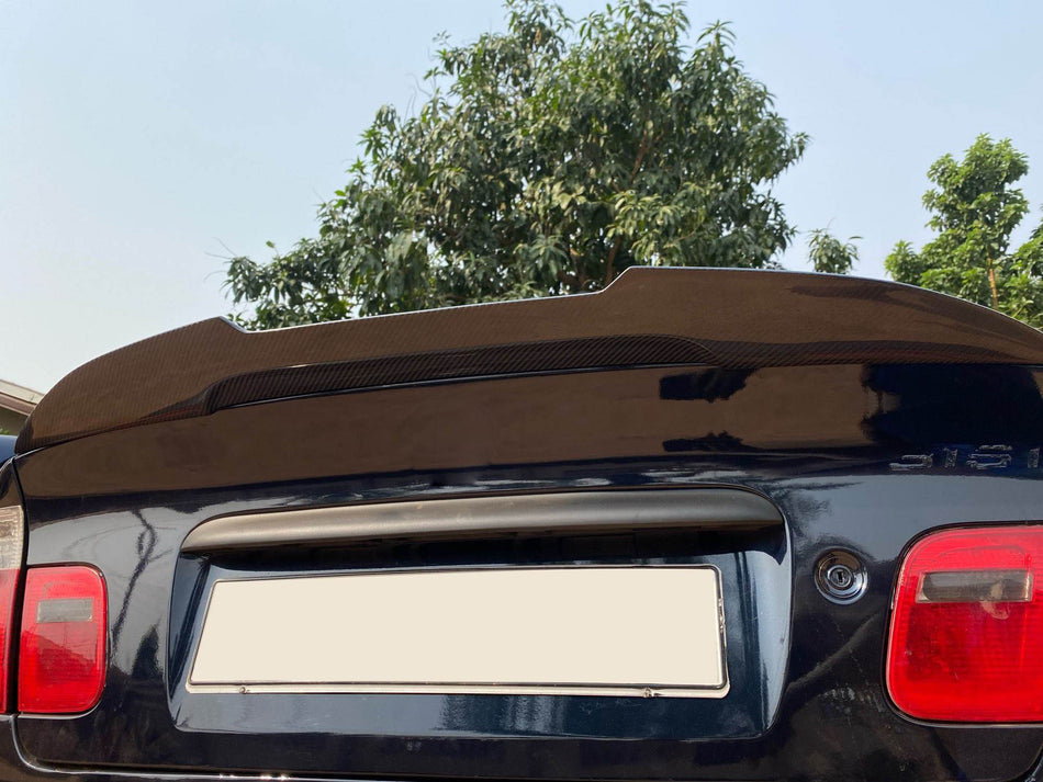 BMW 3 Series E46 M3 Sedan 1999-2005 Rear Trunk Spoiler Carbon Fiber/FRP-Ahacarbon