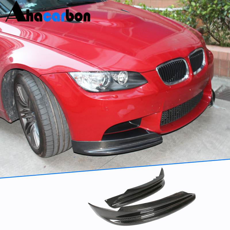 BMW 3 Series E90 Base LCI 2009-2012 Front Bumper Splitters Carbon Fiber/FRP-Ahacarbon
