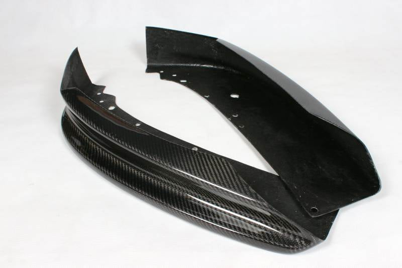 BMW 3 Series E90 Base LCI 2009-2012 Front Bumper Splitters Carbon Fiber/FRP-Ahacarbon