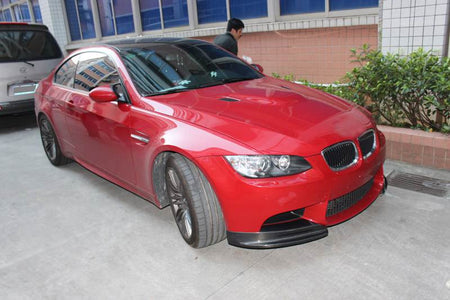 BMW 3 Series E90 Base LCI 2009-2012 Front Bumper Splitters Carbon Fiber/FRP-Ahacarbon