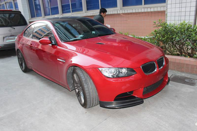 BMW 3 Series E90 Base LCI 2009-2012 Front Bumper Splitters Carbon Fiber/FRP-Ahacarbon