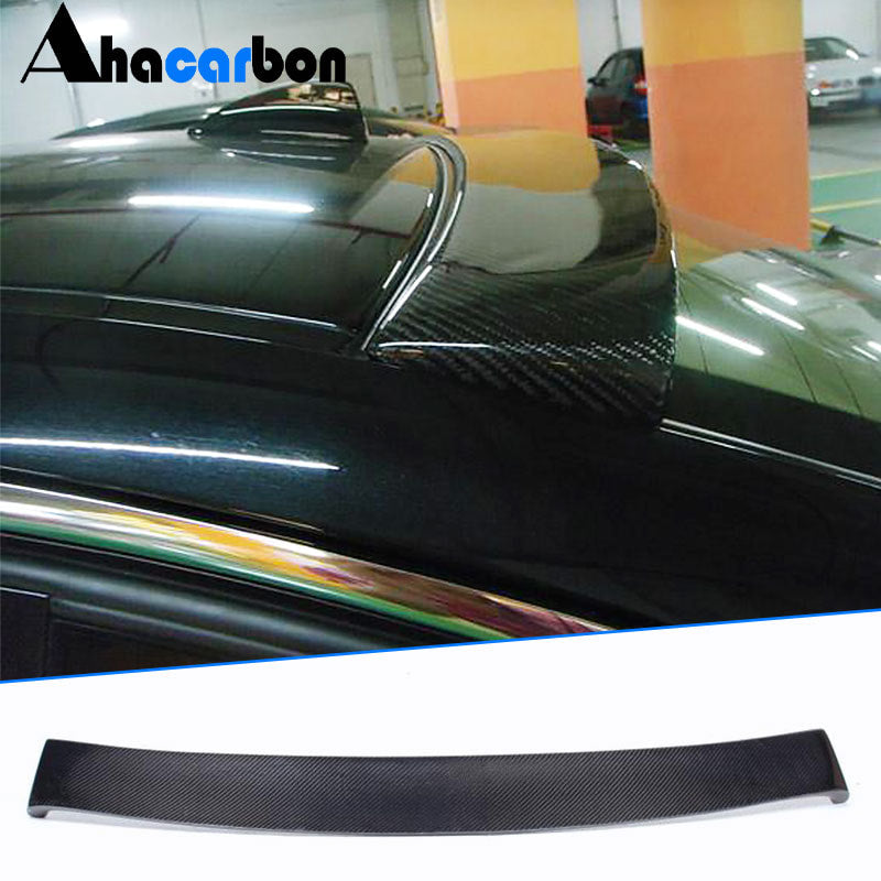 BMW 3 Series E90 M3 Sedan 2005-2012 Rear Roof Spoiler Carbon Fiber-Ahacarbon